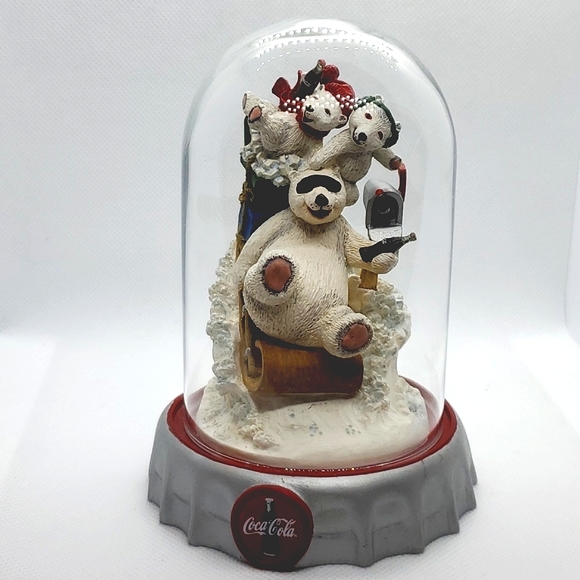 Coca-Cola Polar Bears Special Delivery Domed Globe Limited Edition Frank… - Picture 6 of 16